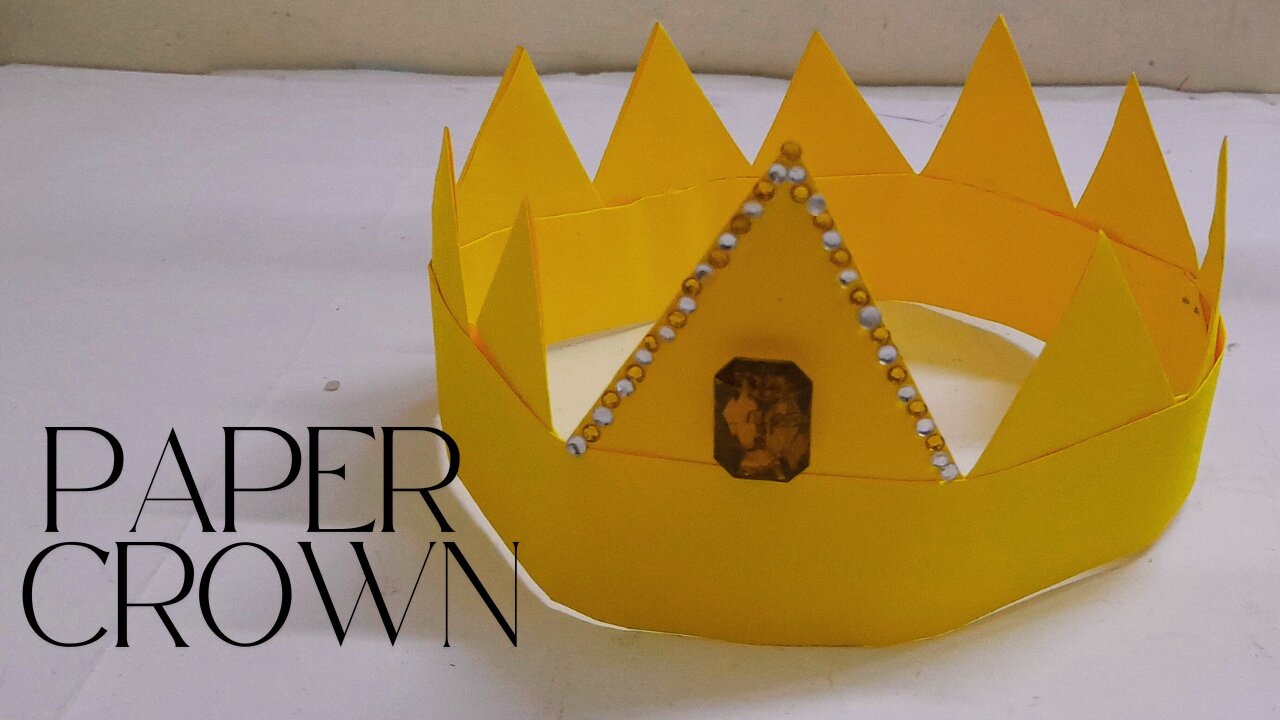 How to Make a DIY Paper Crown: Easy Paper Craft Tutorial