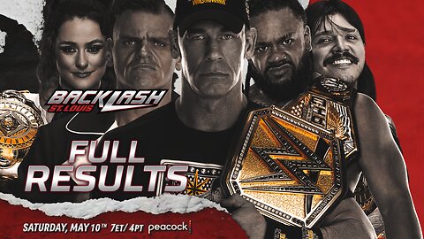 WWE Backlash 2025 - Full Results | Bevelock