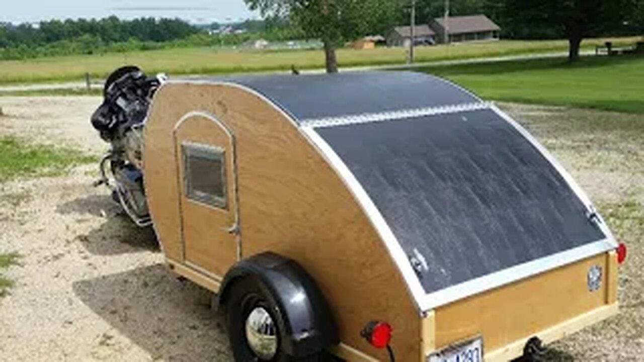 Motorcycle Teardrop Camper Build