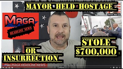 Trump holds NJ Mayor hostage ? or Arrested ? Baraka stole 700k ? , Insurrection ?