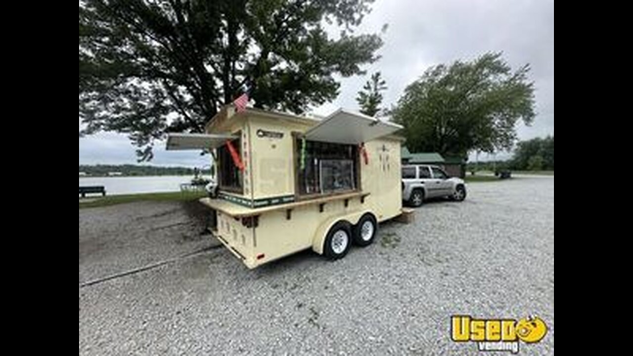 Turnkey - 2006 6' x 17' Coffee/Espresso Trailer | Beverage Trailer for Sale in Indiana!