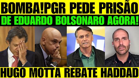 🔥🚨 BOMBA! HUGO MOTTA REBATE HADDAD! BRASIL NÃO PRECISA DE NOVO IMPOSTO! EDUARDO BOLSONARO INDICIADO!
