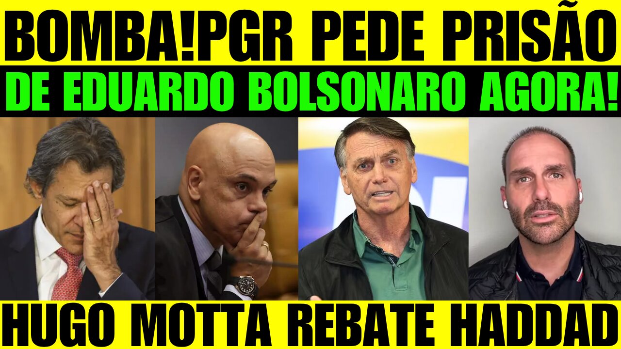 🔥🚨 BOMBA! HUGO MOTTA REBATE HADDAD! BRASIL NÃO PRECISA DE NOVO IMPOSTO! EDUARDO BOLSONARO INDICIADO!