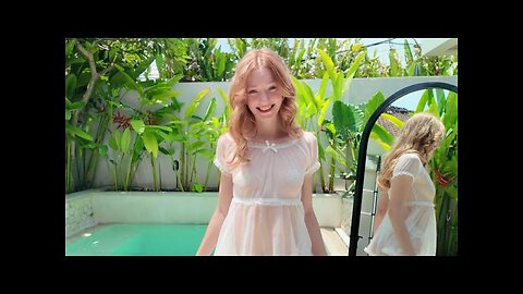 [4K] Alice White Mesh Dress Try On Haul & Review – Transparent Look 2025