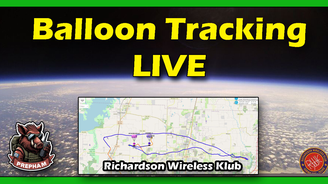 LIVE Balloon Lauch Tracking - Richardson Wireless Klub