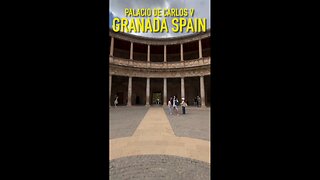 Exploring Granada Spain: Palacio de Carlos V at la Alhambra
