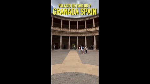 Exploring Granada Spain: Palacio de Carlos V at la Alhambra
