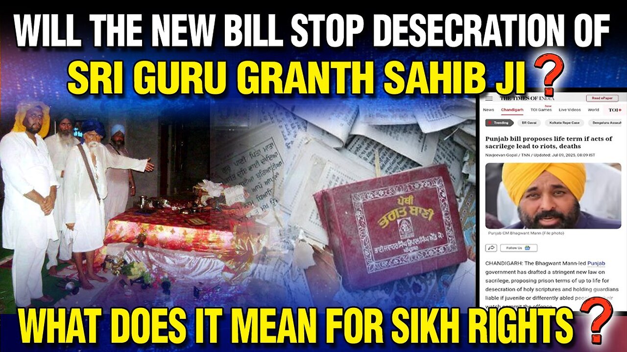 Live : 10-07-25 | New Bill to Stop Desecration of Scriptures? | Politics Punjab Special