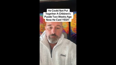 He Could Not Put Together A Children’s Puzzle Two Weeks Ago Now He Can! YES!!!