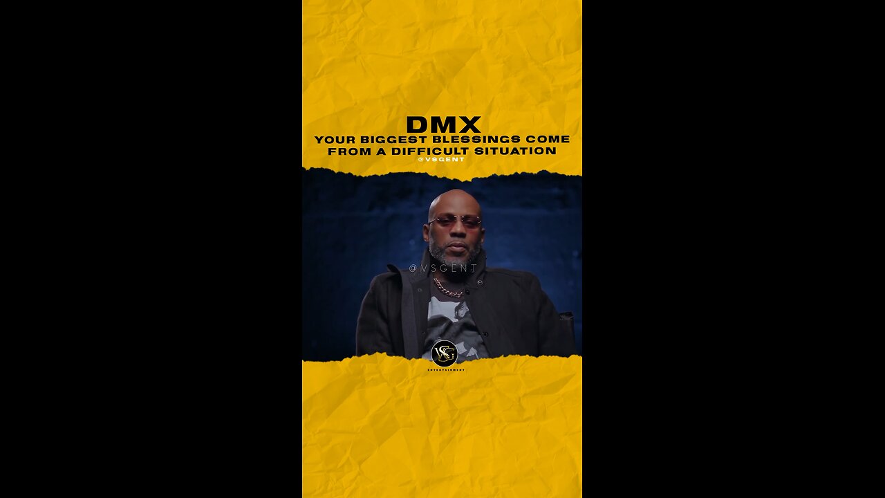 @dmx Your biggest blessings come from a difficult situation