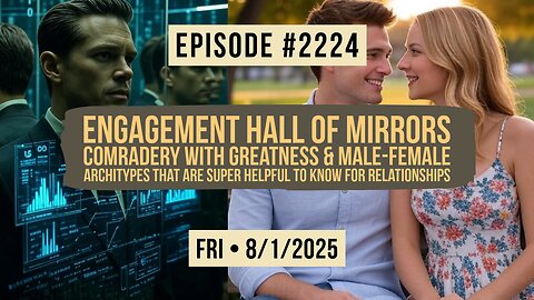Owen Benjamin | #2224 Engagement Hall Of Mirrors, Comradery With Greatness & Male-Female Architypes That Are Super Helpful To Know For Relationships
