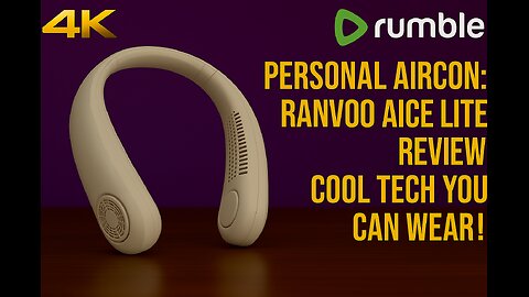"❄️ PERSONAL AIRCON: Ranvoo Aice Lite Review – Cool Tech You Can Wear! ✨"