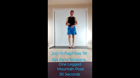 Eka Pada Tadasana / Standing leg raise / 30 Seconds