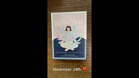 11/24/25 card: witness the present