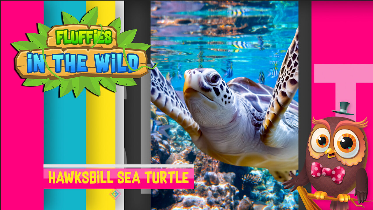 Fluffies in the Wild - Hawksbill Sea Turtle