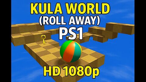 Kula World (Roll Away) PS1 – The Trippiest PlayStation Puzzle Game | HD 1080p Gameplay