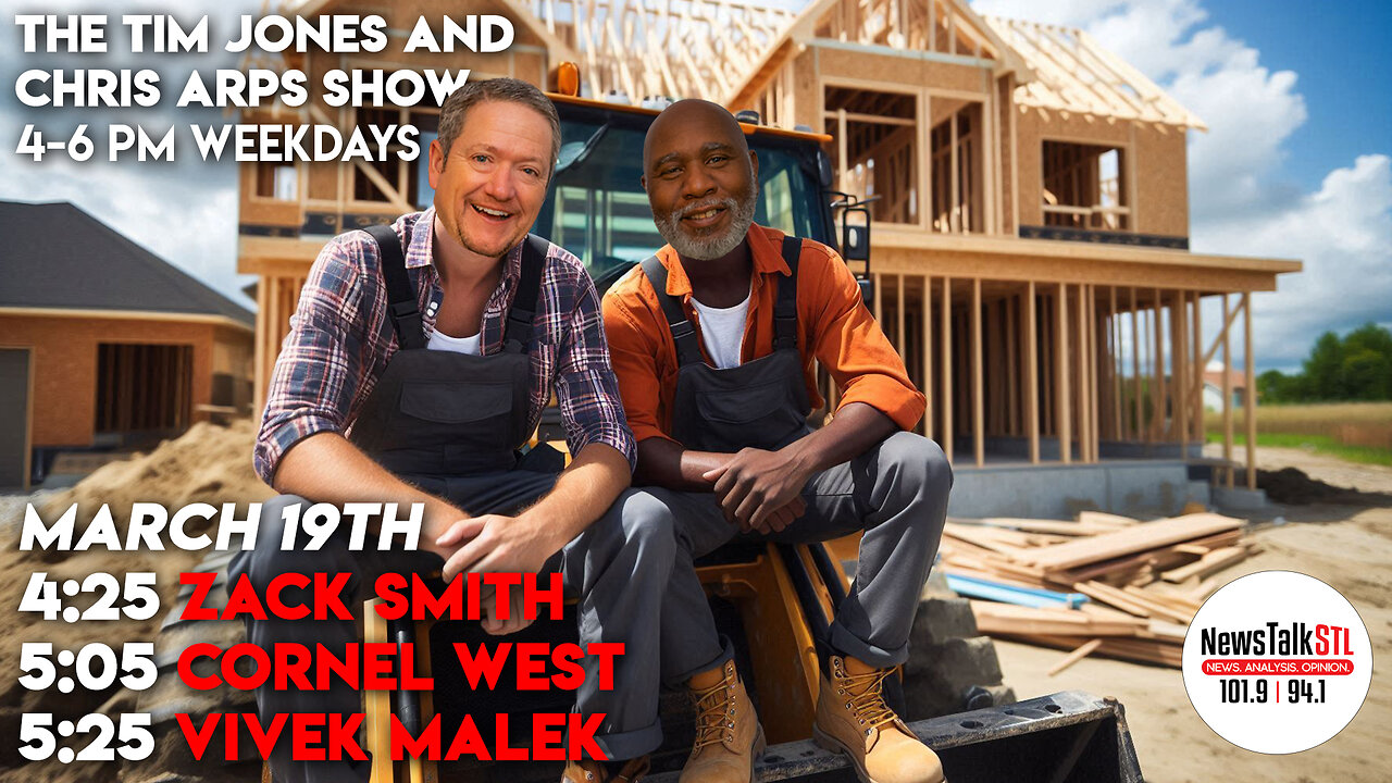 The Tim Jones and Chris Arps Show 03.19.2025 Zack Smith | Cornel West | Vivek Malek