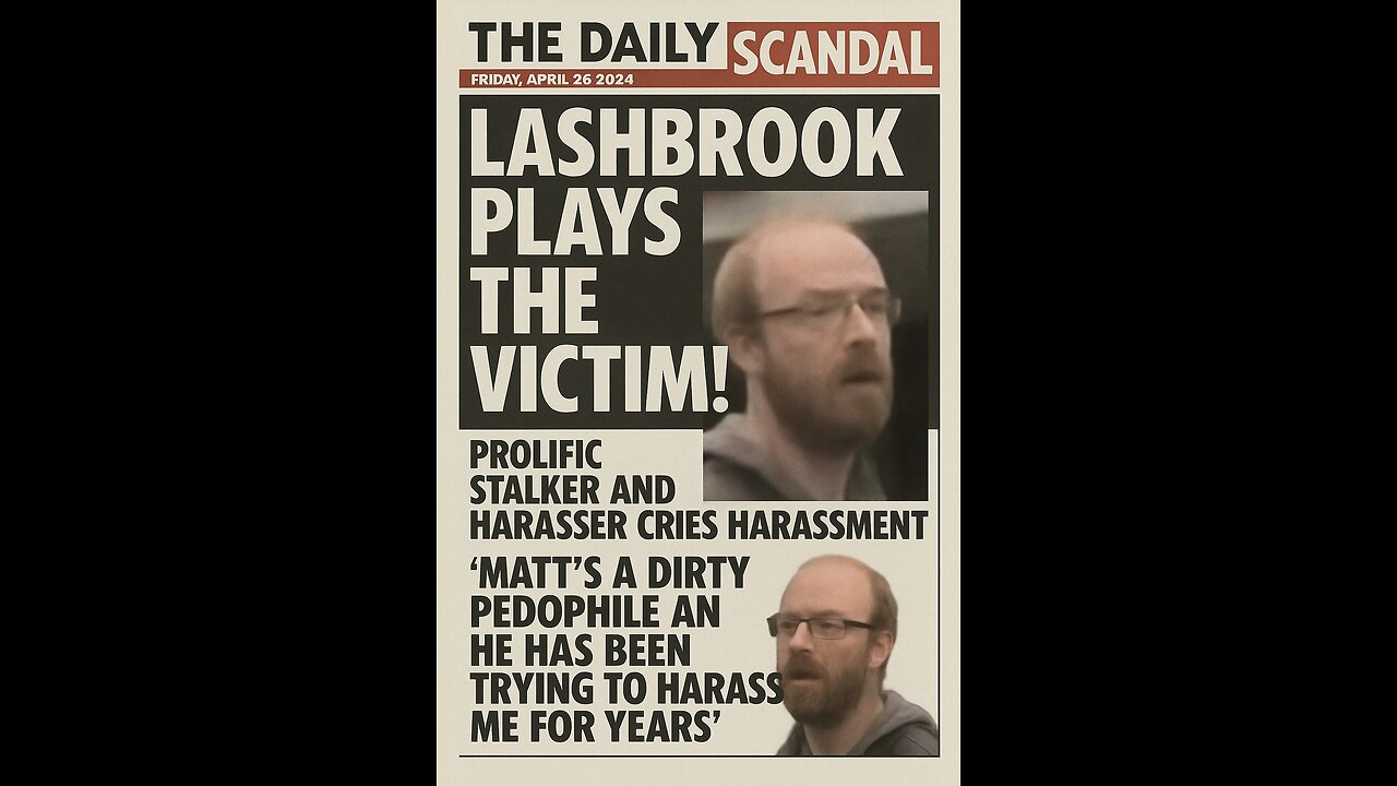 AJ Lashbrook Playing Victim. (An AI Production)