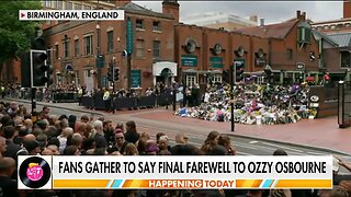 Ozzy Osbourne’s Final Ride: Birmingham Fans Pack Streets for Heavy Metal Farewell