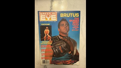 Brutus the barber Beefcake match vs. opponent who does the strut to mock beefcake