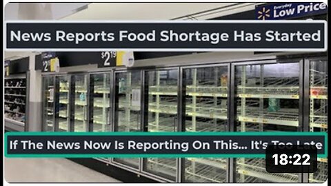 "Commencement of Food Shortage"