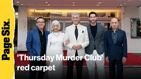 'Thursday Murder Club' red carpet: Pierce Brosnan, Helen Mirren, more
