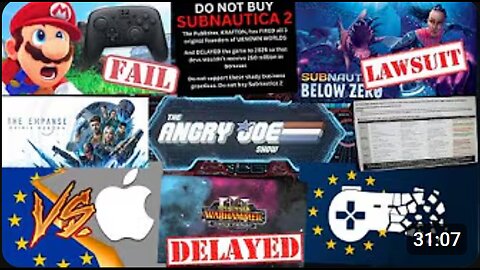 📰 AJS News – Switch 2 Joy-Con Issues, Subnautica 2 Leak & Lawsuit, Stop Killing Games!