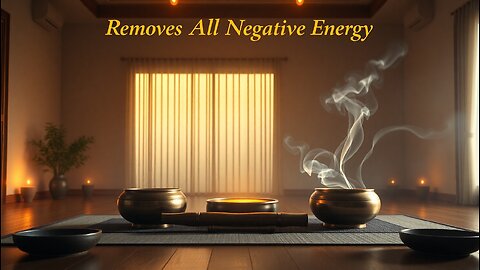 Spiritual Cleansing, Removes All Negative Energy | Relaxing Music of Flute, Tibetan, Indian Bowl