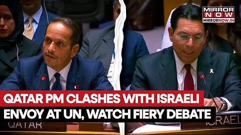 Qatar PM Blasts Israeli Strikes on Hamas At UNSC| Netanyahu's Envoy Hits Back| Watch Fiery Debate