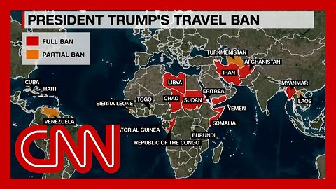 Trump bans travel to the US from 12 countries