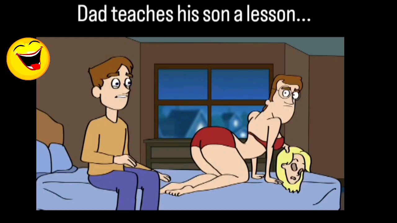 Dad teaches lessons