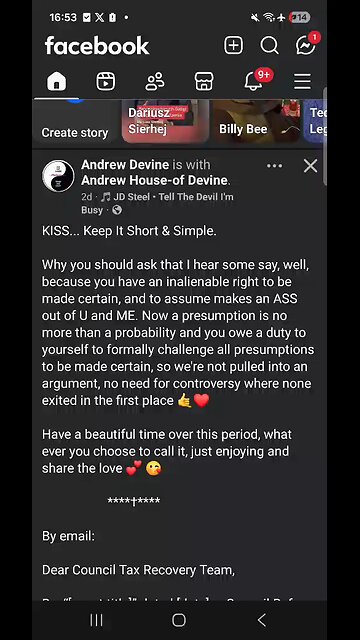 Andrew Devine : council tax