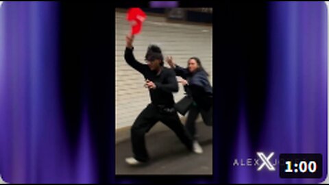 Viral Video Of Crazed Democrat Falling On Her Face Attempting To Steal A MAGA Hat Is Emblematic Of The Democratic Party's Total Collapse