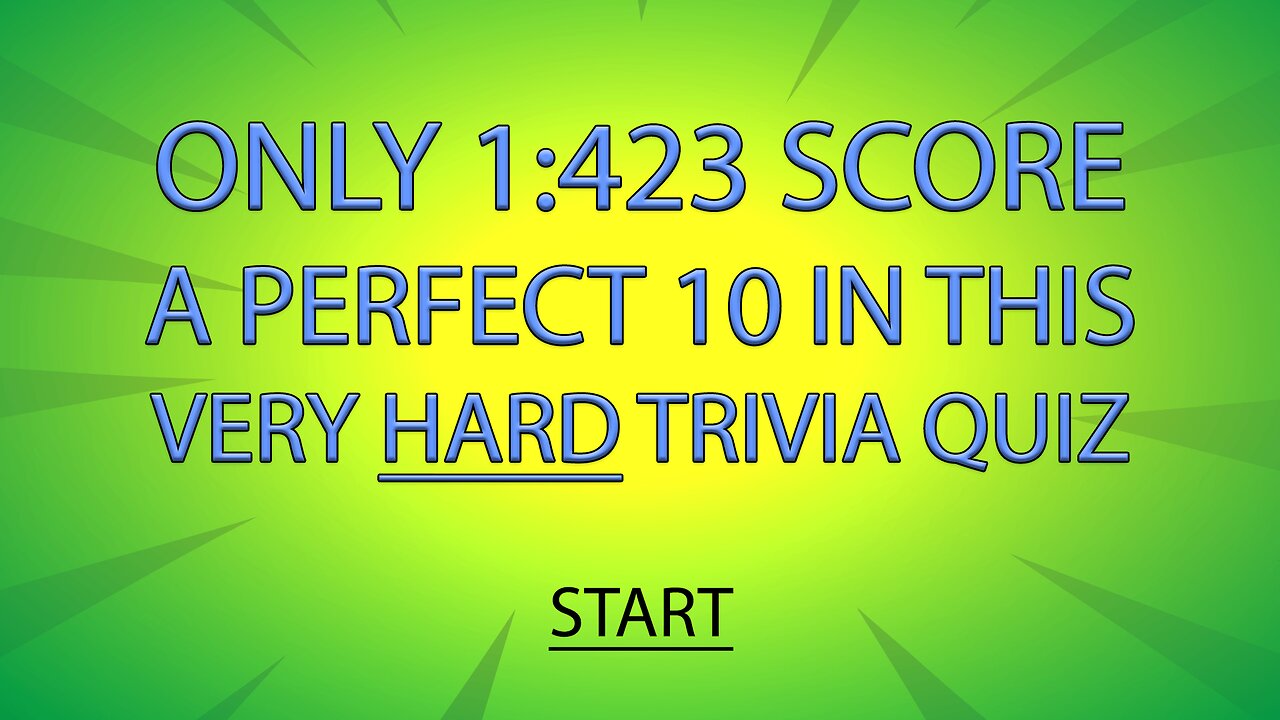 Unbeatable Knowledge Quiz