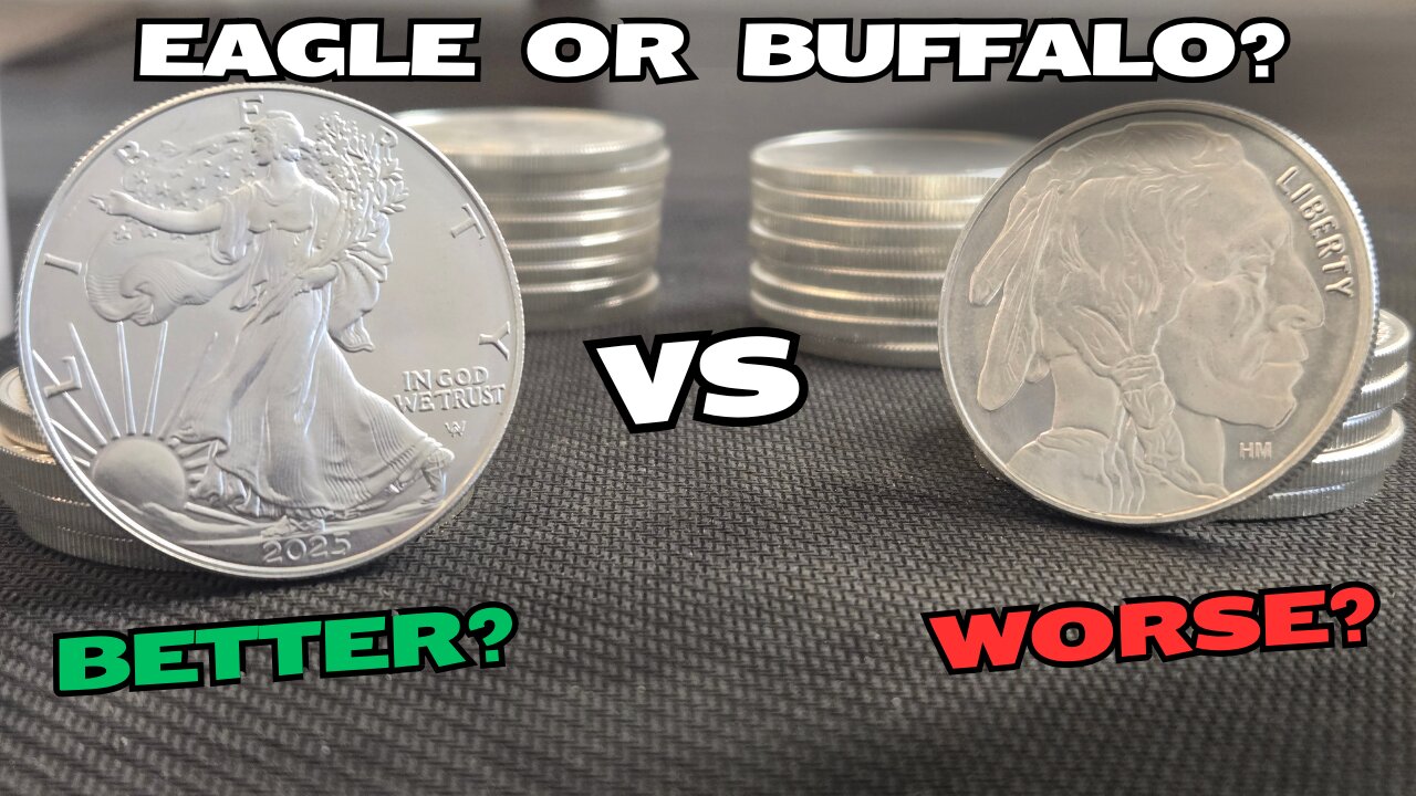 Silver Eagles vs. Silver Buffalo's – Which is Best to Stack?