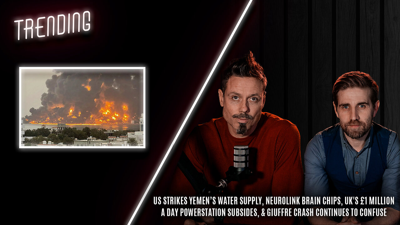 Trending: Ep64: US Strikes, Neuralink Brain Chips, & Giuffre Crash Continues To Confuse