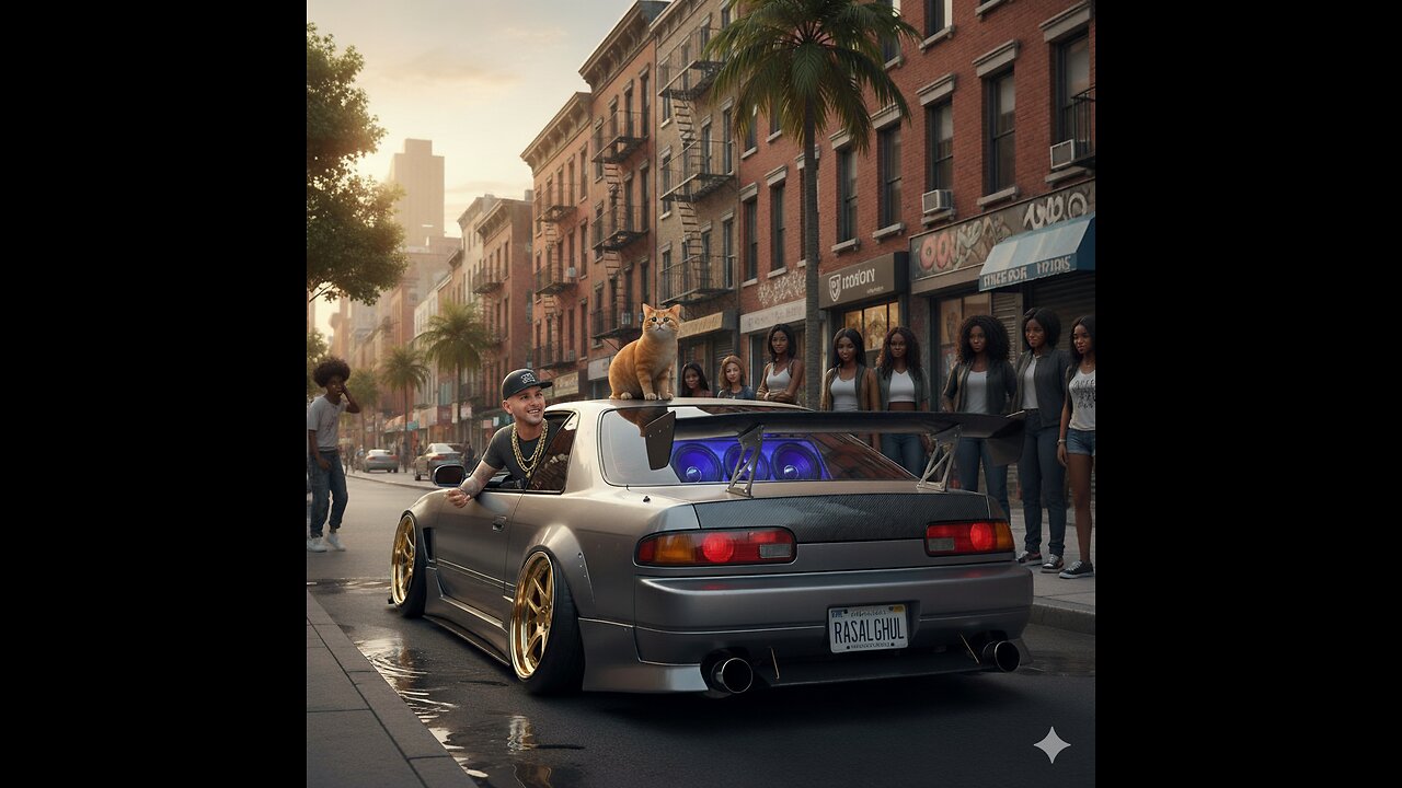 Matthew's Ride 🚗 Downtown 🚓 with 🐈 Mr Pibbles 🐱