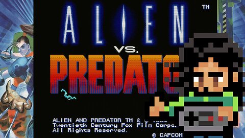 Alien Vs Predator (1994) Arcade Playthrough.