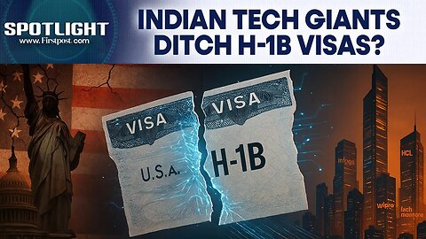 Indian IT Firms Slash US H-1B Visa Moves Amid AI Boom, Trump Immigration Crackdown | Spotlight |N18G