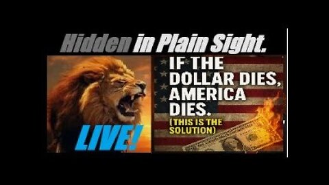 IF THE DOLLAR DIES, AMERICA DIES. (BUT THERE IS A SOLUTION). LETS TALK ABOUT IT. Mannarino