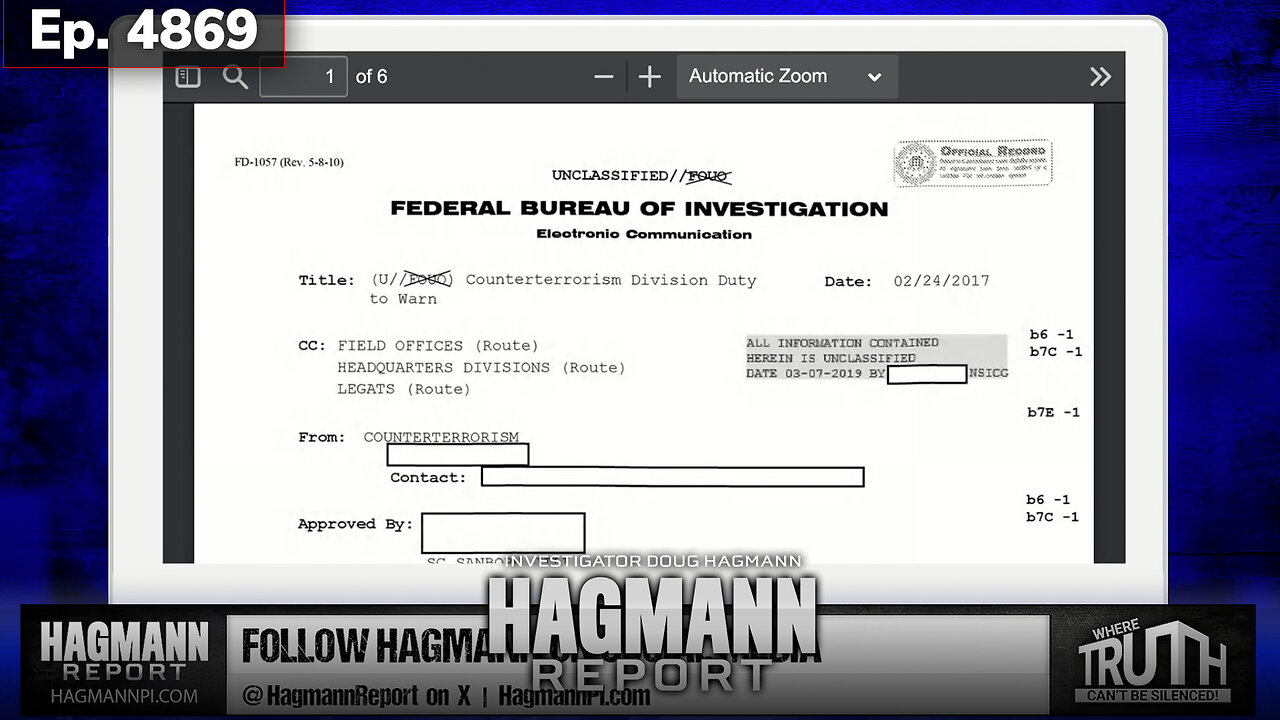Ep. 4869: Duty to Warn, Target Lists, Reason Behind Recent Swattings, Fact Pattern Identified in JFK Files, Planned Chaos, & War