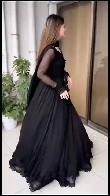 new arrivals stylish frock in 3 layers