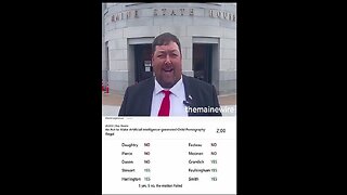 Top Dems Voted AGAINST CHILD PORN AI BAN in Maine Legislative Council ~ 11/4/25