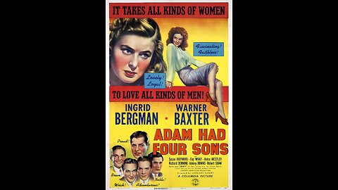 Adam Had Four Sons (1941) | Directed by Gregory Ratoff