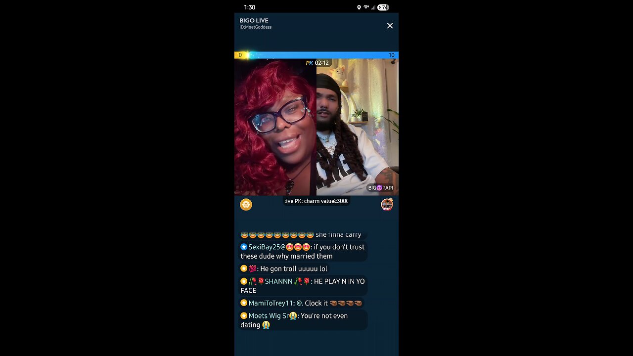 Big Papi plays a video for MOET. She needs to take off them crystals and repent