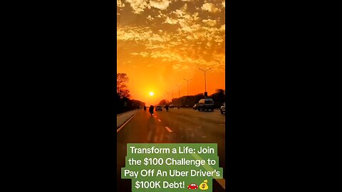 Transform a Struggling Uber Driver's Life: Join the $100 Tip Challenge to Erase $100,000 Debt! 💖💰