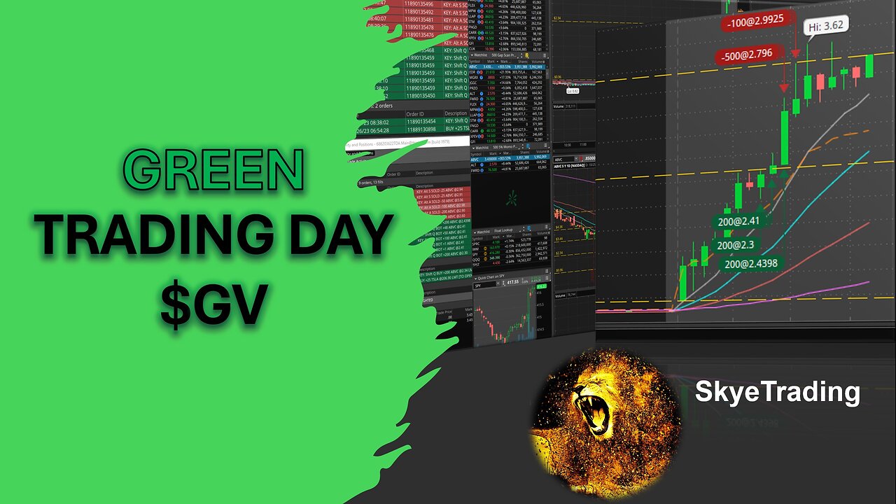 +$17.54 on GV | Super Slow Market | DAS Trader
