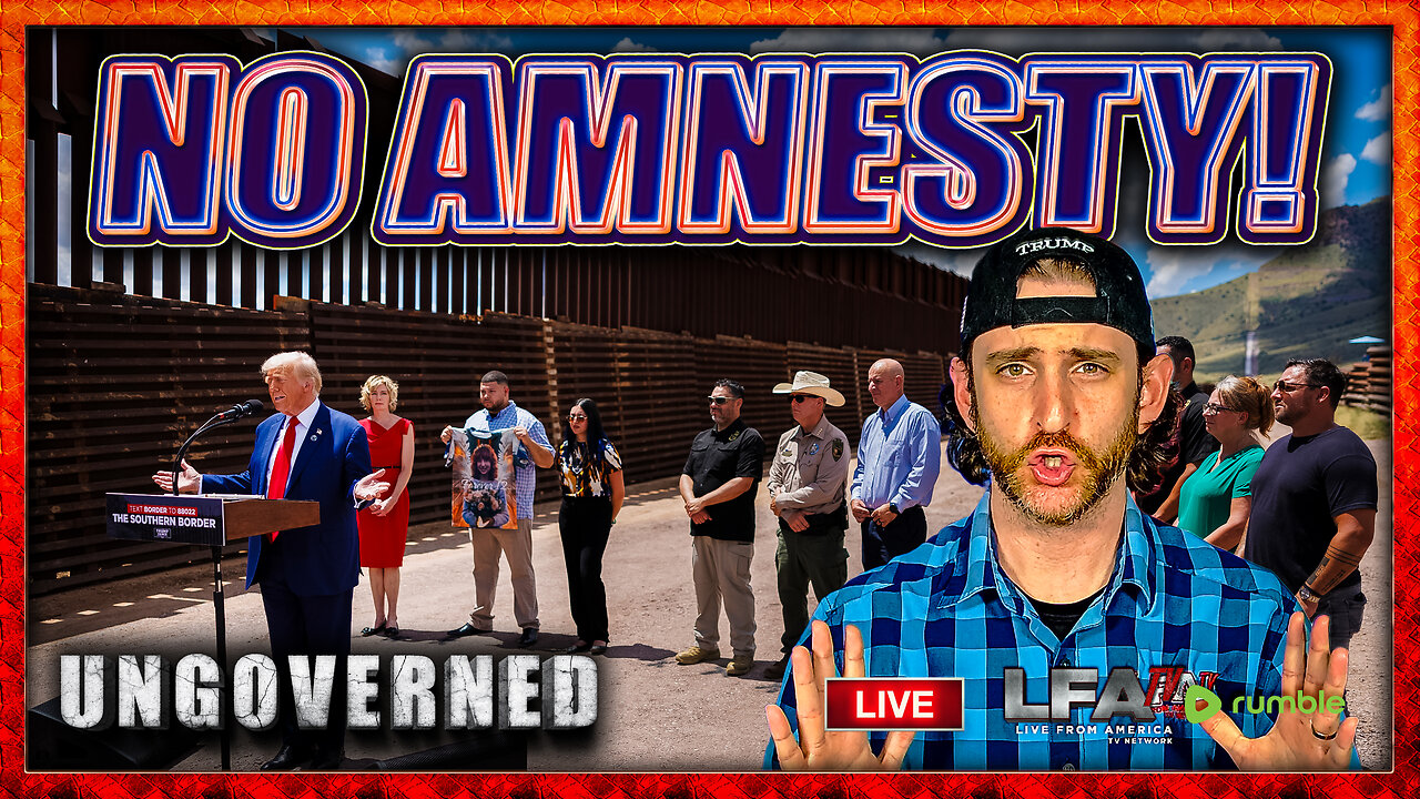 AMNESTY IS NOT AN OPTION! | UNGOVERNED 7.8.25 10AM