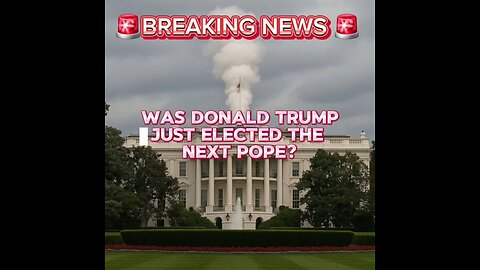 White Smoke Spotted Over The White House.