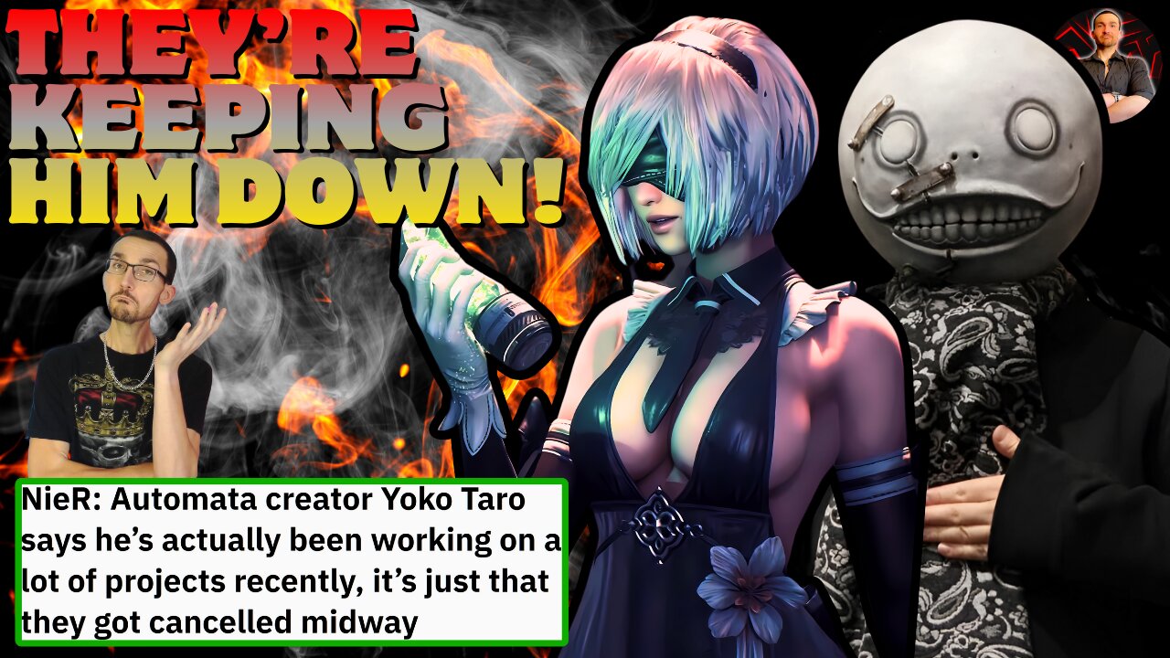 Nier Creator Reveals He's Been Working On Several Projects, Except They Keep Getting CANCELLED!
